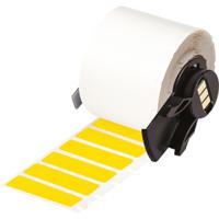 m6-47-499-yl Brady B-499 Black on Yellow Cable Labels, 20.00 mm Width, 7.95mm Label Length, 20mm Label Width