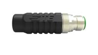 1-2315714-2 TE Connectivity Circular Connector, 8 Contacts, Cable, M12 Connector, Plug, Male, IP67, X-code Series