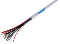 136-8145 RS PRO MULTI 275 + n B Control Cable, 8 Cores, Screened, 100 m, White Polyvinyl Chloride Sheath