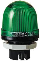 80120068 Werma EM 801 Series Green Steady Beacon, 230 V ac, Panel Mount, LED Bulb, IP65