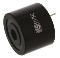 511-7642 RS PRO 80dB Through Hole Continuous Internal Piezo Buzzer, 24 (Dia.) x 18mm, 3V dc Min, 16V dc Max