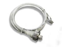 375-010 Lumberg, 5m Cat6a, Grey RJ45 to Male RJ45 Male, S/FTP Shielded, Terminated PVC Sheath