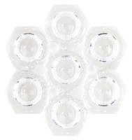 125 Polymer Optics  7-Way LED Lens, 50 ° Collimator Beam