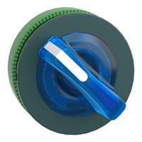 zb5fk1263 Schneider Electric Harmony Series 2 Position Selector Switch Head, 30mm Cutout, Blue Handle