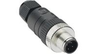 rscq-49 Lumberg Automation Circular Connector, 4 Contacts, Cable, M12 Connector, Plug, Male, IP67, RSCQ Series