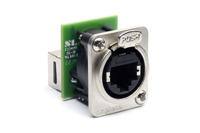 rjx8fd5t Amphenol Industrial Chassis Mount XLR Connector, Horizontal, Female, IP40, 125 V, 1 Way, Nickel, Silver Plating
