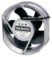109e5724k502 Sanyo Denki 109E Series Axial Fan, 24 V dc, DC Operation, 509.7m³/h, 31.2W, 1.3A Max, 172 x 150 x 51mm