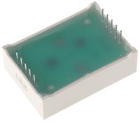 sa10-21ewa SA10-21EWA Kingbright 7-Segment LED Display, CA Red 23 mcd RH DP 25.4mm