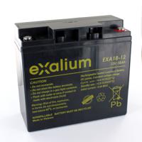 exa18-12-rs Exalium 12V M5 Sealed Lead Acid Battery, 18Ah