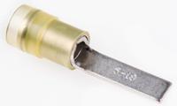 267-4518 RS PRO Insulated Crimp Blade Terminal 18mm Blade Length, 4mm² to 6mm², 12AWG to 10AWG, Yellow