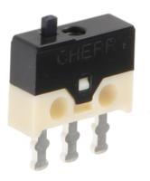 dh2c-b1aa ZF Button Subminiature Micro Switch, Solder Terminal, 500 mA @ 30 V dc, SPDT
