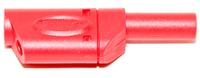 bu-31104-2 Mueller Electric Red Male Banana Plug, 4 mm Connector, Solder Termination, 20A, 1000V, Nickel Plating