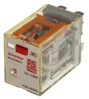 121-7807 RS PRO Plug In Power Relay, 24V ac Coil, 16A Switching Current, SPDT