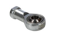 176-1568 RS PRO M8 x 1.25 Female Steel Rod End, 8mm Bore, 48mm Long, Metric Thread Standard, Female Connection Gender