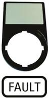216498-m22s-st-gb8 Eaton Legend Plate for Use with RMQ Titan Series, Fault
