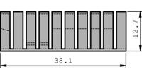 fk-240-sa-220-o Fischer Elektronik Heatsink, 16K/W, 38.1 x 14.5 x 12.7mm