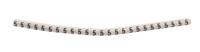 901-10531-909-2938-pvc HellermannTyton Helagrip Slide On Cable Markers, Black on White, Pre-printed "5", 1 → 3mm Cable, 901-10531
