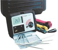 1000-345 Megger DET4TC2 Earth Tester, 200000Ω CAT IV 100 V RS Calibration