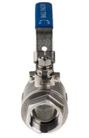 764-4275 RS PRO Stainless Steel Full Bore, 2 Way, Ball Valve, Threaded, BSPP 38.1mm