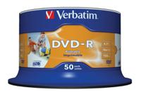 43533 Verbatim DVD-R, 4.7 GB, 16X, 50 Pack