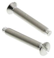 zzp10100 RS PRO Slot M3.5 Raised (Countersunk) Steel Machine Screws DIN 964 x 25.0mm
