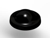7000052035 3M Hemispherical PUR Self Adhesive Feet, 15.88mm diameter 19.9mm width