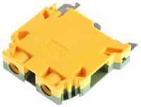 1sna165115r1000 Entrelec SNA Series Green/Yellow Earth Terminal Block, 10mm², Single-Level, Screw Termination