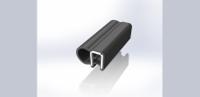 619-1584 RS PRO Black EPDM  Edging Strip, 20m
