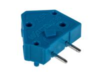 236-744 WAGO PCB Terminal Block, 1-Contact, 5mm Pitch, Through Hole Mount, Solder Termination