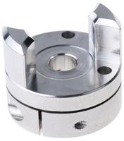 mjc33-8-a Ruland Jaw Coupling, 33mm Outside Diameter, 8mm Bore, 44.5mm Length Coupler
