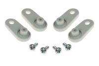 fp-22046-wall-fast-set Fibox Polycarbonate Wall Bracket for Use with MNX Series, Piccollo Series