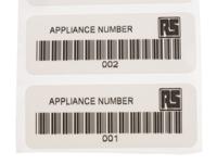 497-173 RS PRO PAT Testing Label, For Use With Portable Appliance Testers