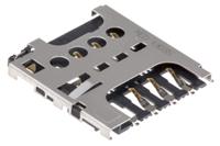 78727-0001 Molex 6 Way Right Angle Micro Memory Card Connector With Solder Termination