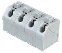 250-604 WAGO 250 Series PCB Terminal Strip, 4-Pole, Female, 4-Way, PCB Mount, 10 (CSA) A, 17.5 (IEC/EN 60664-1) A, 2 (UL) A
