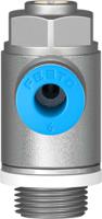 grla-14-qs-6-d Festo GRLA Series Tube Exhaust Valve, 6mm Tube Inlet Port x G 1/4 Outlet Port, 193146