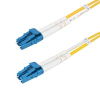 smdos2lclc3m StarTech.com LC to LC Duplex Single Mode OS2 Fibre Optic Cable, Yellow, 3m