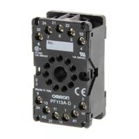 pf113a-d Omron MKS 11 Pin 300V ac DIN Rail Relay Socket, for use with MKS Series