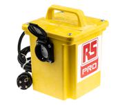 123-7381 RS PRO 0.75 kVA Intermittent 5 Mins on 15 Mins off Site Transformer, 230V ac Primary, 230V Secondary