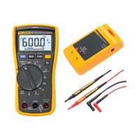 flk-117prv240tl175 Fluke Fluke 117 Digital Multimeter Kit, 10A ac Max, 10A dc Max, 600V ac Max