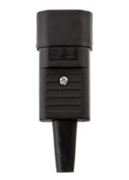 47320000 Schurter C14 Cable Mount IEC Connector Male, 10A, 250 V