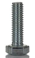 264-6398 RS PRO Bright Zinc Plated Steel, Hex Bolt, M6 x 20mm