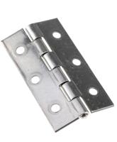 52-1-3990 Pinet Stainless Steel Butt Hinge, 75mm x 40mm x 1.5mm