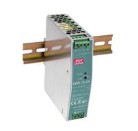 edr-75-24 MEAN WELL EDR Switched Mode DIN Rail Power Supply, 90 → 264V ac ac Input, 24V dc dc Output, 3.2A Output, 75W
