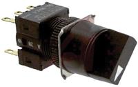 a165s-t2a-2 Omron Selector Switch - (DPDT) 16mm Cutout Diameter 2 Positions