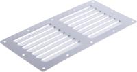 348-7315 RS PRO Stainless Steel Louvred Panel, 230 x 115 x 0.7mm