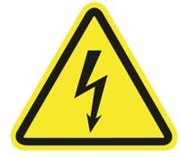 597-62200-ws2-a-150-ye HellermannTyton Self-Adhesive Electrical Hazard Warning Sign