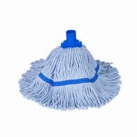 sb533 Vikan 200g Blue Cotton Mop and Handle