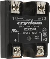 d2425pg Sensata Crydom 1 Series Solid State Relay, 25 A Load, Panel Mount, 280 V rms Load, 32 V Control