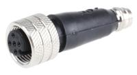 1200170004 Brad from Molex 3 Pole M8 Plug to 5 Pole M12 Socket Adapter