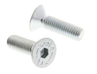 822-9278 RS PRO Bright Zinc Plated Steel Hex Socket Countersunk Screw, DIN 7991, M10 x 35mm